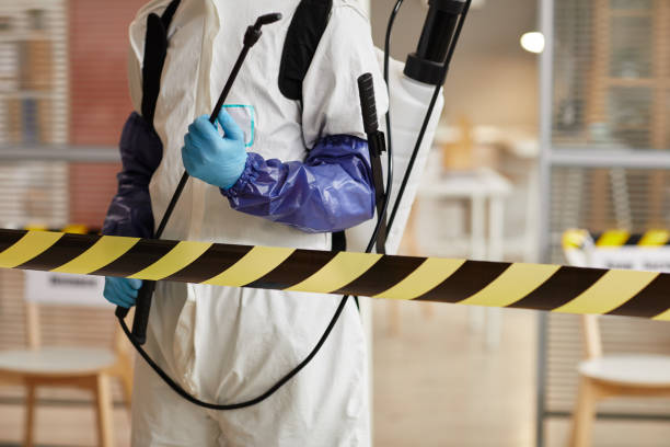 Professional Biohazard Cleanup technician working in Oconto, WI